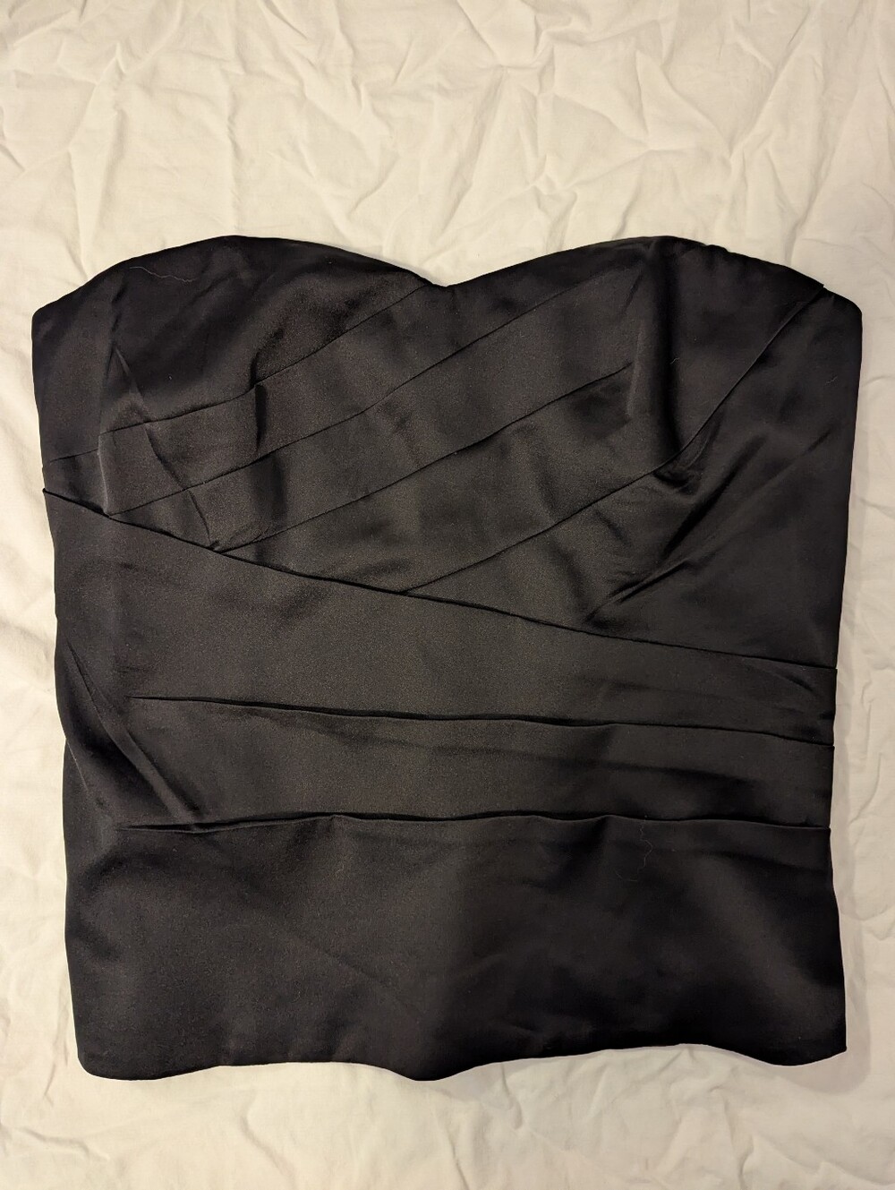 White House Black Market Satin Corset Top